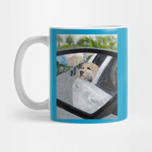 Adorable Dog Art Cruisin' w/Sabo in North Myrtle, South Carolina Mug